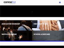 Tablet Screenshot of conroefirst.org